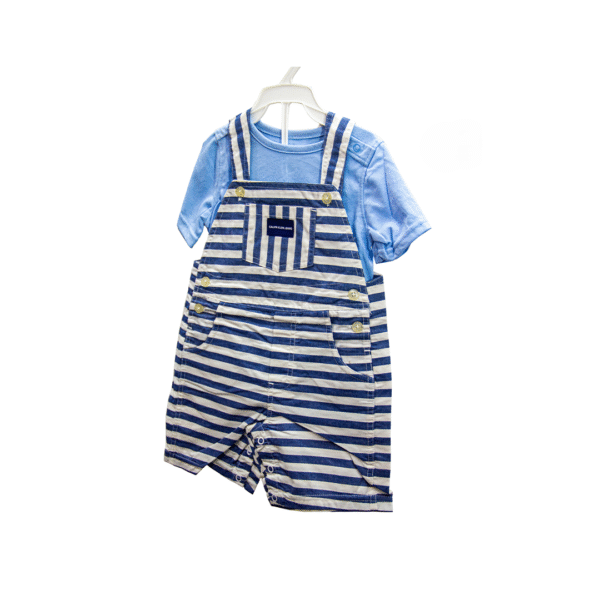 Striped Dungaree Outfit