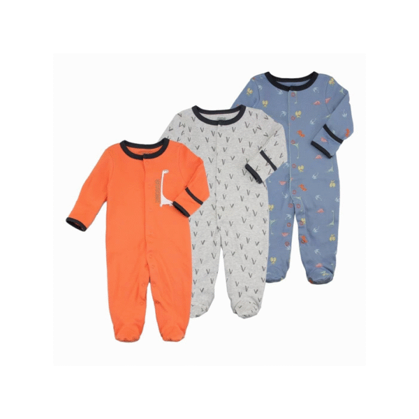Little Explorer Sleepsuit - 3pcs