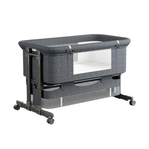 Co-Sleeping Crib (Side bed) Grey
