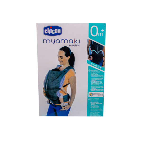Chicco Myamaki Complete Baby Carrier (0+ months)- Blue Demin